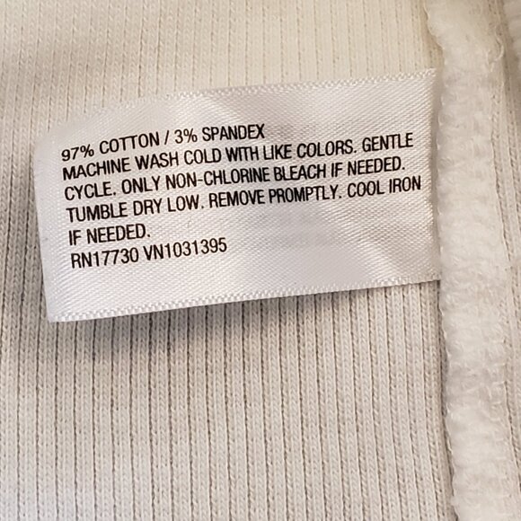 Rib V-Neck Long Sleeve Shirt (Bundle of 2) Brown and White:  Size:  XXL - Picture 12 of 13